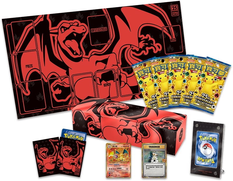 chinese charizard pokemon card Buy Charizard Premium Collection Box Chinese Pokemon 25th Anniversary