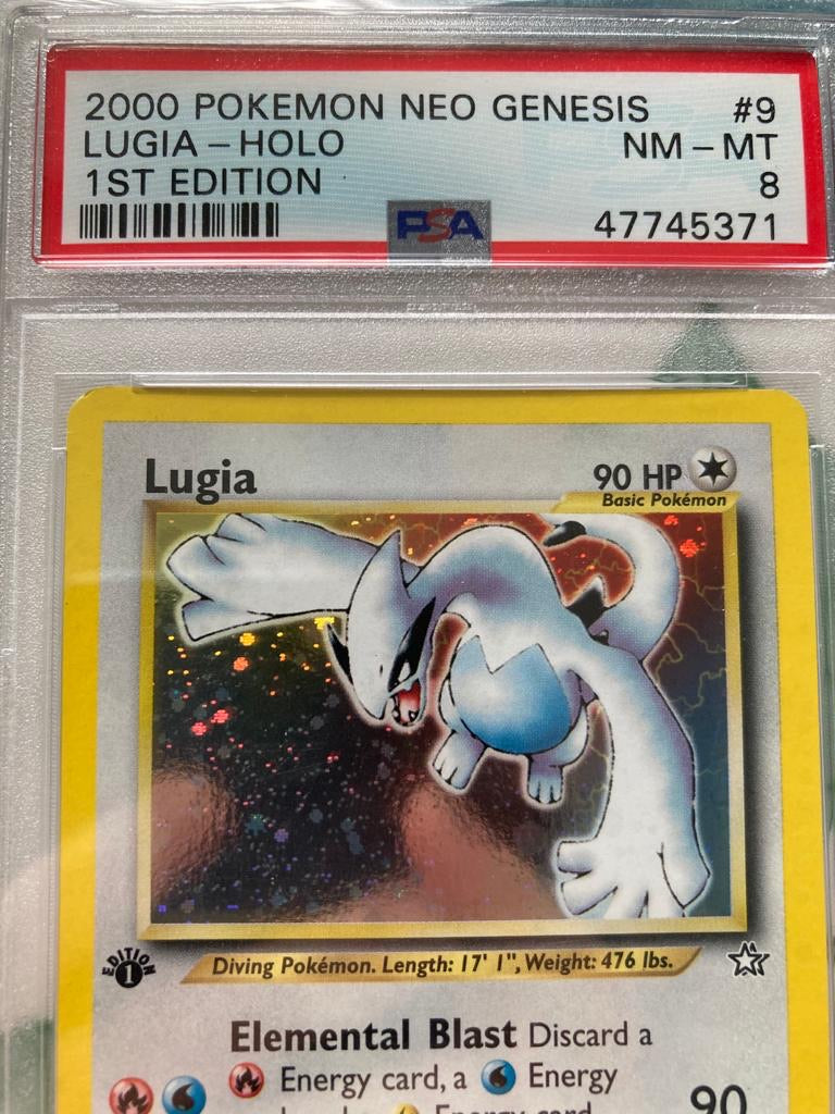 Lugia Neo Genesis First Edition PSA 8 Lugia Neo Genesis First Edition PSA 8