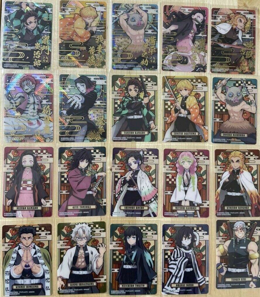 Sword Art Online Cards, Demon Slayer Cards, Tokyo Ghoul Card