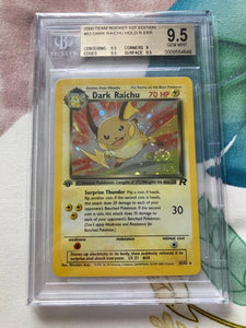 first edition raichu pokemon card Dark Raichu First Edition BGS 9.5 – Card Journeys